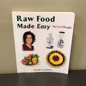 🌻5/20 🌻Raw Food Made Easy Book Jennifer Corrnbleet For 1 or 2 People